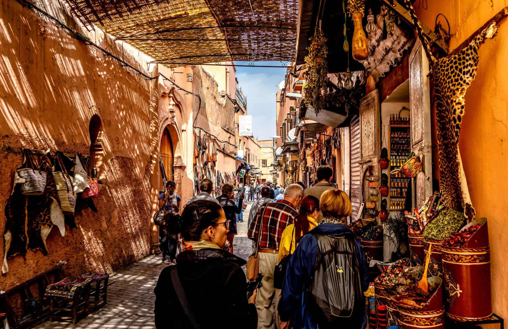 marrakech medina shopping